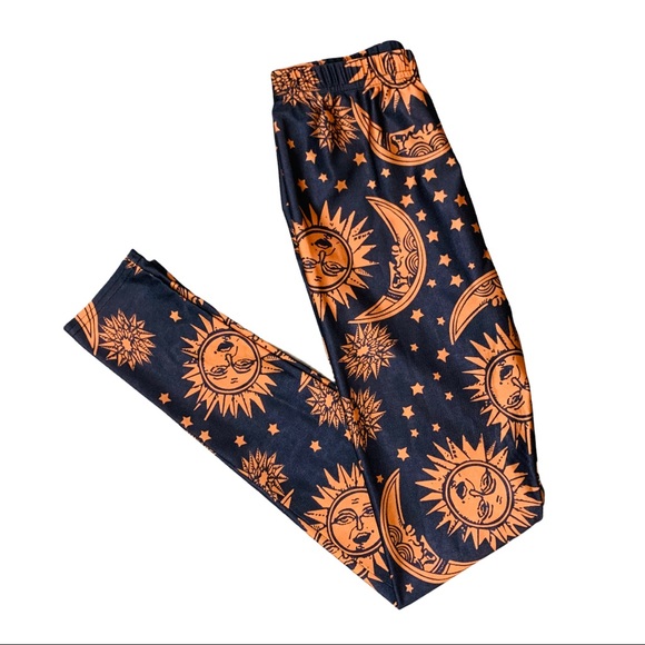 Sun and moon hippie vibe leggings - Picture 4 of 4